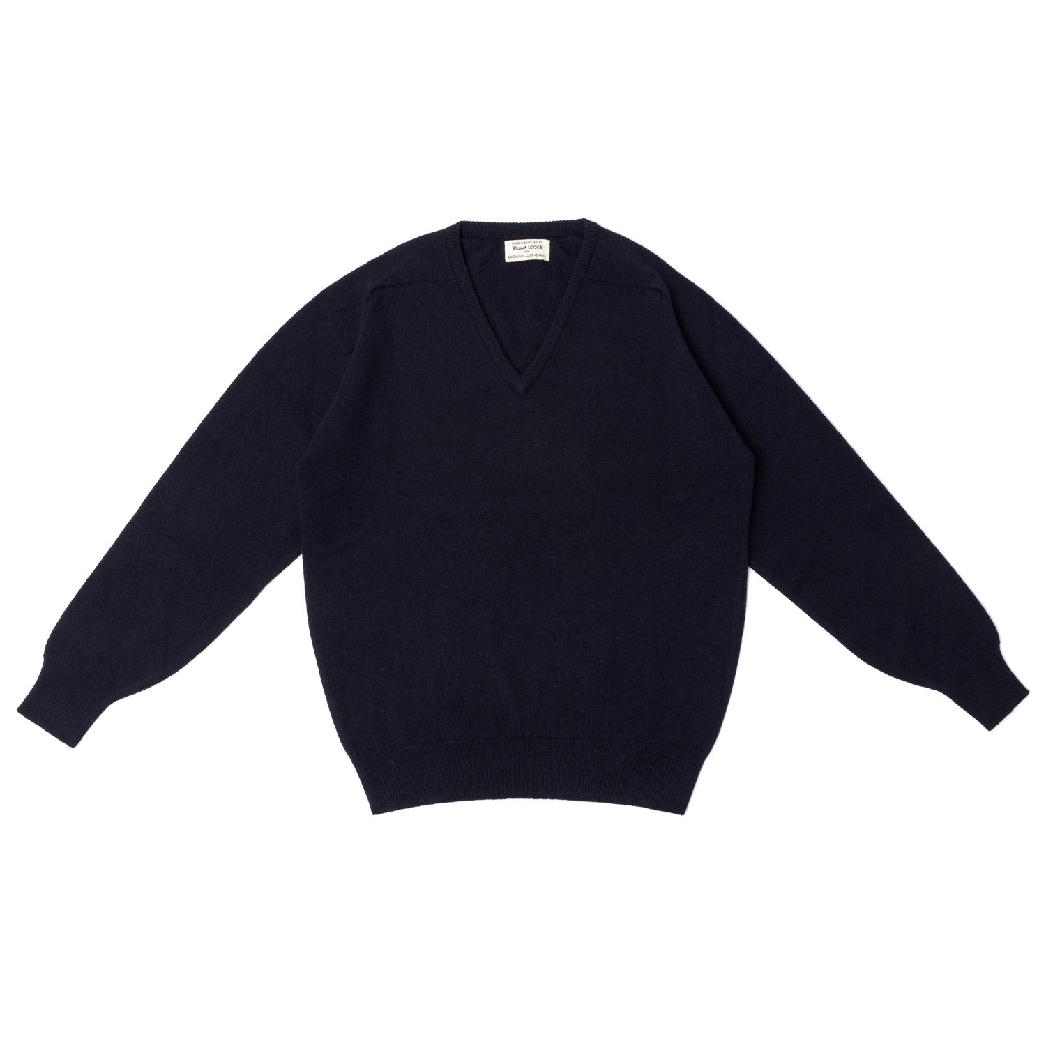 Pullover "Leven Vee" aus reiner Geelong-Lambswool - 2 Ply